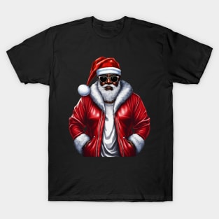 Cool Black Santa T-Shirt